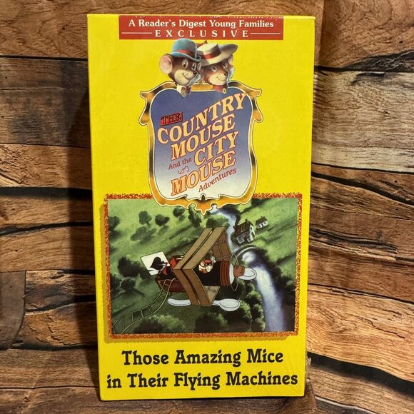 Country Mouse and City Mouse Adventures VHS Lot Those Amazing Mice Strauss Maus - Picture 2 of 9